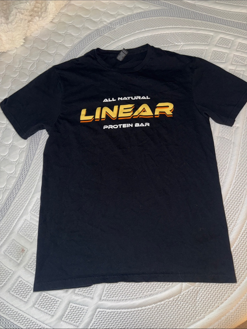 Linear Protien Bar Logo T-Shirt - Black